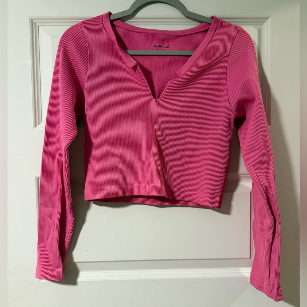 Urban outfitters cropped long sleeve